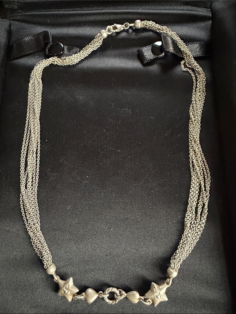 Sterling Celestial Multi-Chain Necklace